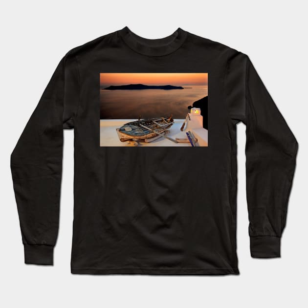 The boat has landed Long Sleeve T-Shirt by Cretense72